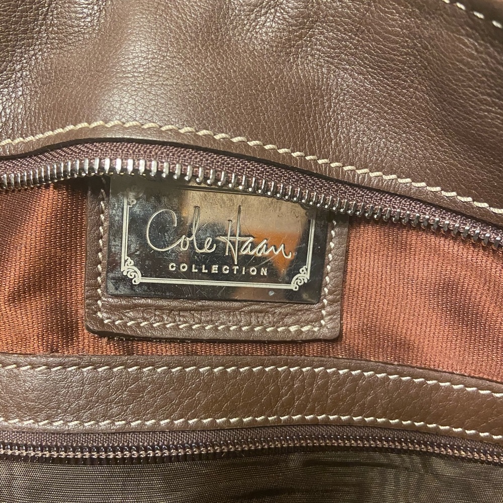 Cole haan large purse/messenger bag.